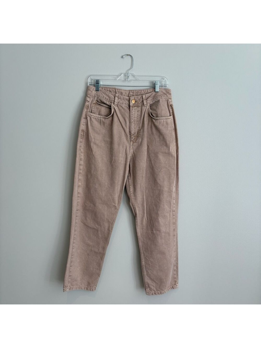 Reclaimed Vintage Tan Straight Leg Relaxed Jeans Size 30